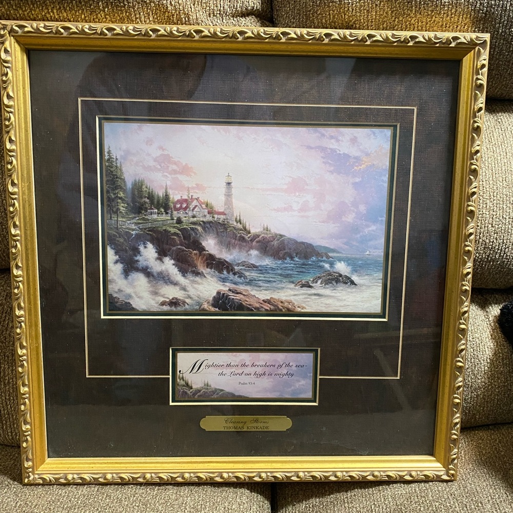 Thomas Kinkade framed